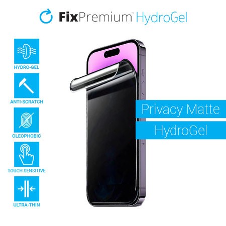 FixPremium - Privacy Matte Screen Protector pre Apple iPhone 14 Pro Max