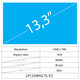 13.3 LCD Slim Matný 40 pin WXGA HD