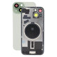 Apple iPhone 15 - Sklo Zadného Housingu + Sklíčko Kamery + Kovový Pliešok + Magsafe Magnet (Green)