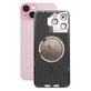 Apple iPhone 15 Plus - Sklo Zadného Housingu + Sklíčko Kamery + Kovový Pliešok + Magsafe Magnet (Pink)