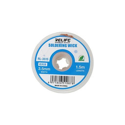 Relife RL-3515 - Spájkovací Knôt pre Odstranenie Prebytočného Cínu (3.5mm)