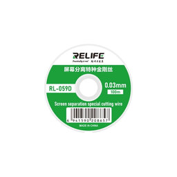 Relife RL-059D - Drôt na Separovanie LCD Displejov (0.03MM x 100M)