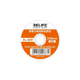 Relife RL-059F - Drôt na Separovanie LCD Displejov (0.08MM x 100M)