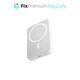 FixPremium - MagSafe PowerBank so Stojanom 5000mAh, biela