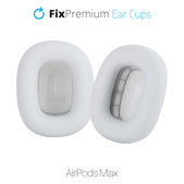 Náhradné Náušníky pre Apple AirPods Max (Eco-Leather), biela