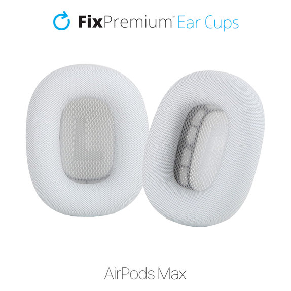 Náhradné Náušníky pre Apple AirPods Max (Eco-Leather), biela