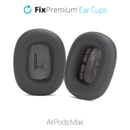 FixPremium - Náhradné Náušníky pre Apple AirPods Max (Eco-Leather), space gray
