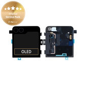 Samsung Galaxy Z Flip 6 F741B - LCD Displej + Dotykové Sklo + Rám (Vonkajší) (Crafted Black) - GH97-30012E Genuine Service Pack