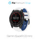 FixPremium - Dvojfarebný Silikónový Remienok pre Garmin (QuickFit 22mm), biely