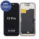 Displej In-Cell FHD pre iPhone 15 Pro, Dotykové sklo s rámom, FixPremium