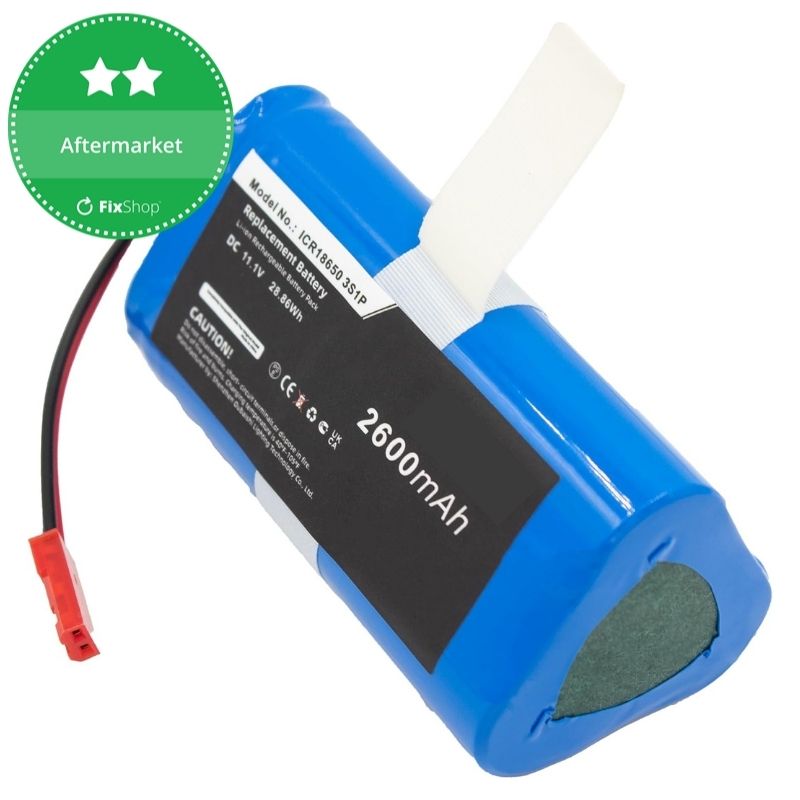 Vhbw Batteria Di Ricambio Per Ecovacs CEN250, ML009, V700, 2600mAh, 11,1V, Li-Ion - Alta Capacità Per Robot Aspirapolvere