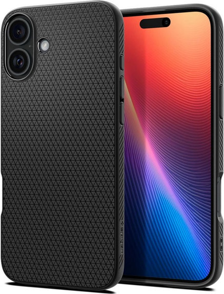 Spigen - Puzdro Liquid Air pre iPhone 16, matte black