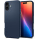 Spigen - Puzdro Liquid Air pre iPhone 16, navy blue