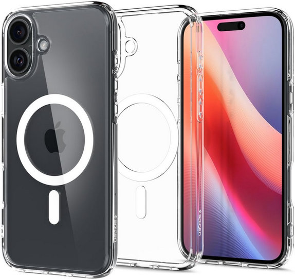 Spigen - Puzdro Ultra Hybrid s MagSafe pre iPhone 16, biela