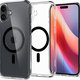 Spigen - Puzdro Ultra Hybrid s MagSafe pre iPhone 16, čierna