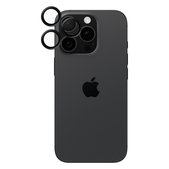 PanzerGlass - Ochranný Kryt Objektívu Fotoaparátu Hoops pre iPhone 16 Pro a 16 Pro Max, čierna