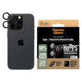 Ochranný kryt objektívu Hoops pre iPhone 16 Pro Max/16 Pro, Čierna, PanzerGlass