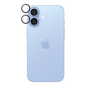 PanzerGlass - Ochranný Kryt Objektívu Fotoaparátu Hoops pre iPhone 16 a 16 Plus, transparentná
