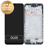 Samsung Galaxy A16 5G - LCD Displej + Dotykové Sklo + Rám (Blue Black) - GH82-36143A Genuine Service Pack
