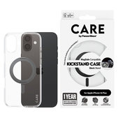 Puzdro Kickstand s MagSafe pre iPhone 16 Plus, Čierna, CARE