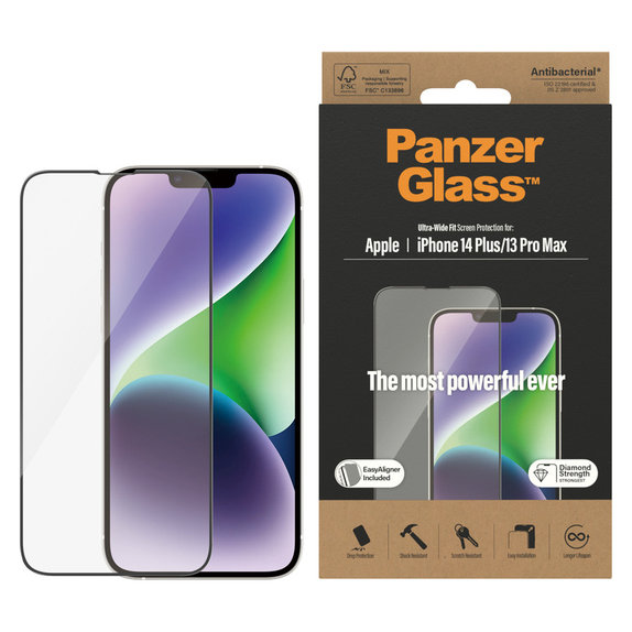 Tvrdené sklo UWF AB pre Google Pixel 8 Pro, Čierna, PanzerGlass