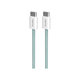 PURO - Kábel USB-C / USB-C, 60W, Fabrik FABK4, 1,5 m, island mist