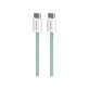 PURO - Kábel USB-C / USB-C, 60W, Fabrik FABK4, 1,5 m, island mist