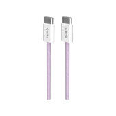 PURO - Kábel USB-C / USB-C, 60W, Fabrik FABK4, 1,5 m, coraltastic