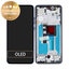 Motorola Edge 50 Neo - LCD Displej + Dotykové Sklo + Rám (Nautical Blue) - 5D68C28686 Genuine Service Pack