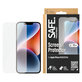 Tvrdené sklo Case Friendly pre iPhone 16e/14/13 Pro/13, Čierna, SAFE