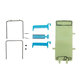 Samsung Galaxy Z Flip 5 F731B - Set Lepiek pod LCD Displej Adhesive + Predné Rámiky - GH81-24928A Genuine Service Pack