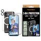 Bundle 3v1 Hoops + Tvrdené sklo UWF + Hard Case pre iPhone 16, PanzerGlass