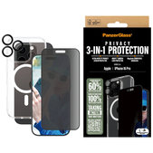 Bundle Hoops + Tvrdené sklo UWF + Hard Case pre iPhone 16 Pro, PanzerGlass