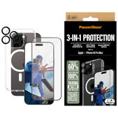 Bundle Hoops + Tvrdené sklo UWF + Hard Case pre iPhone 16 Pro Max, PanzerGlass