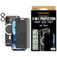 Bundle Hoops + Tvrdené sklo UWF Privacy + Hard Case pre iPhone 16, PanzerGlass