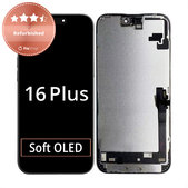Displej pre iPhone 16 Plus, Dotykové sklo s rámom, Refurbished