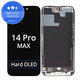 Displej Hard OLED pre iPhone 14 Pro Max, Dotykové sklo s rámom, FixPremium