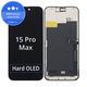 Displej Hard OLED pre iPhone 15 Pro Max, Dotykové sklo s rámom, FixPremium