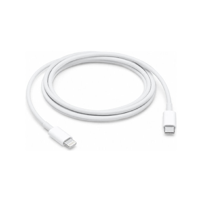 FixPremium - Kábel Lightning/USB-C, 1.5m, biela