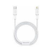 Baseus - Kábel Lightning/USB-C, 1.5m, biela