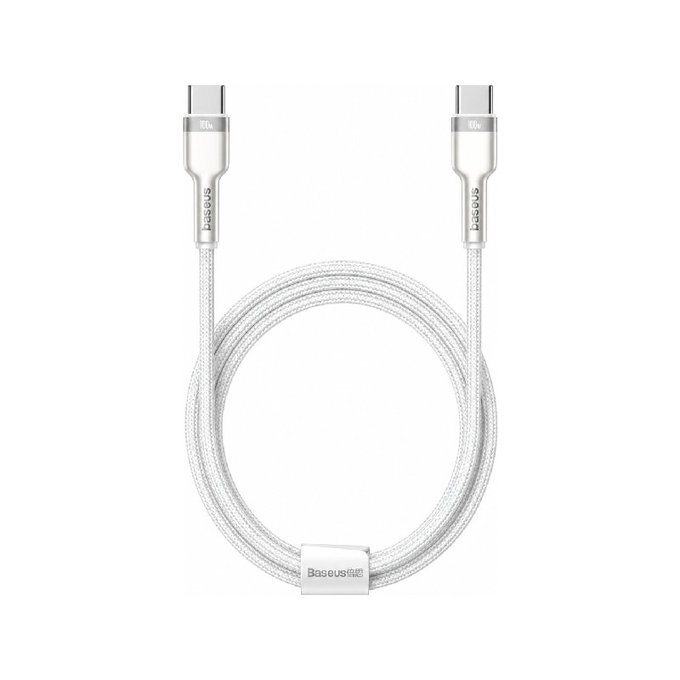 Baseus - Kábel USB-C/USB-C, 1.5m, biela