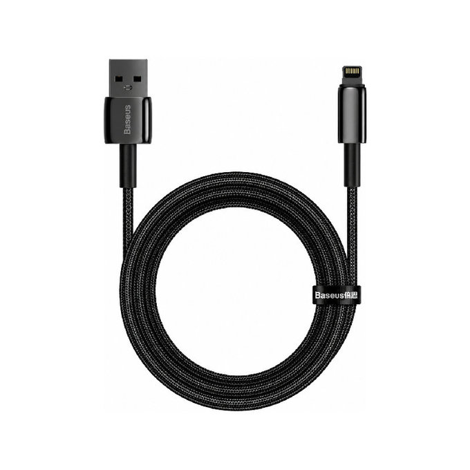Baseus - Kábel Lightning/USB, 1.5m, čierna