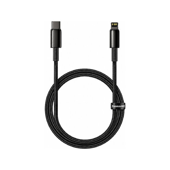 Baseus - Kábel Lightning/USB-C, 1.5m, čierna