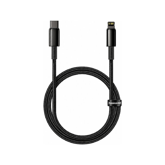 Baseus - Kábel Lightning/USB-C, 1.5m, čierna