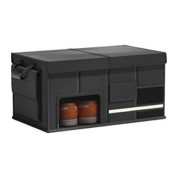 Veľkokapacitný Kožený Skladací Organizér do Kufra Auta 60L 57x34x29cm