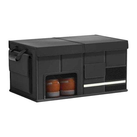 Veľkokapacitný Kožený Skladací Organizér do Kufra Auta 60L 57x34x29cm