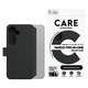 Puzdro Wallet Tango Two-In-One s QI pre Samsung Galaxy S25, Čierna, PanzerGlass