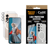 Bundle 3v1 pre Samsung Galaxy S25, PanzerGlass