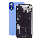 Apple iPhone 16 - Sklo Zadného Housingu + Sklíčko Kamery + Kovový Pliešok + Magsafe Magnet (Ultramarine)