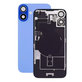 Apple iPhone 16 - Sklo Zadného Housingu + Sklíčko Kamery + Kovový Pliešok + Magsafe Magnet (Ultramarine)